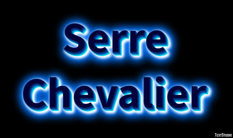 Serre Chevalier Efekt tekstowy