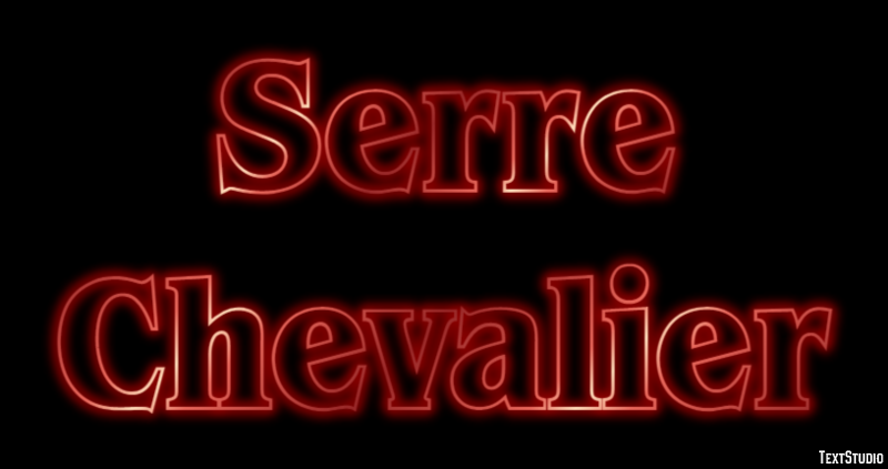 Serre Chevalier Efekt tekstowy