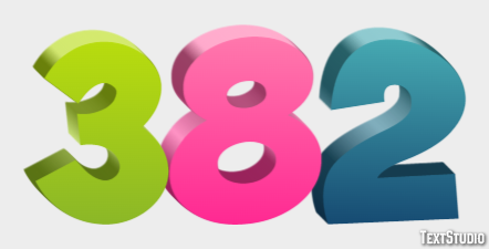382 テキスト効果