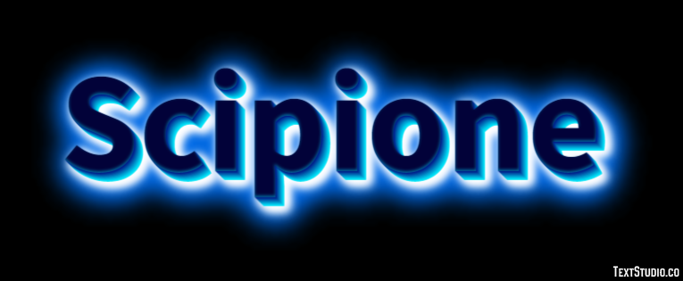 Scipione Effetto testo