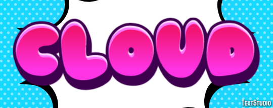 Cloud Text effect