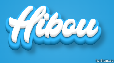Hibou Effet de texte