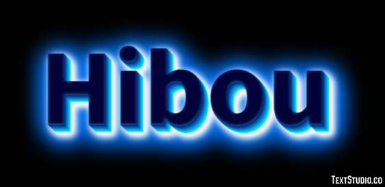 Hibou Effet de texte