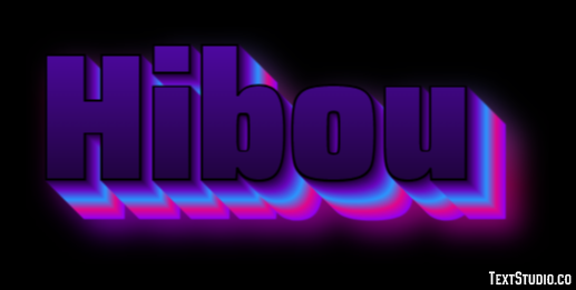 Hibou Effet de texte