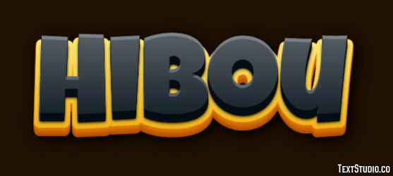 Hibou Effet de texte