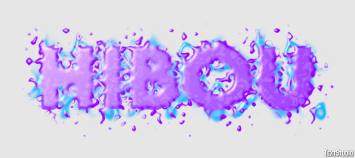 Hibou Effet de Texte