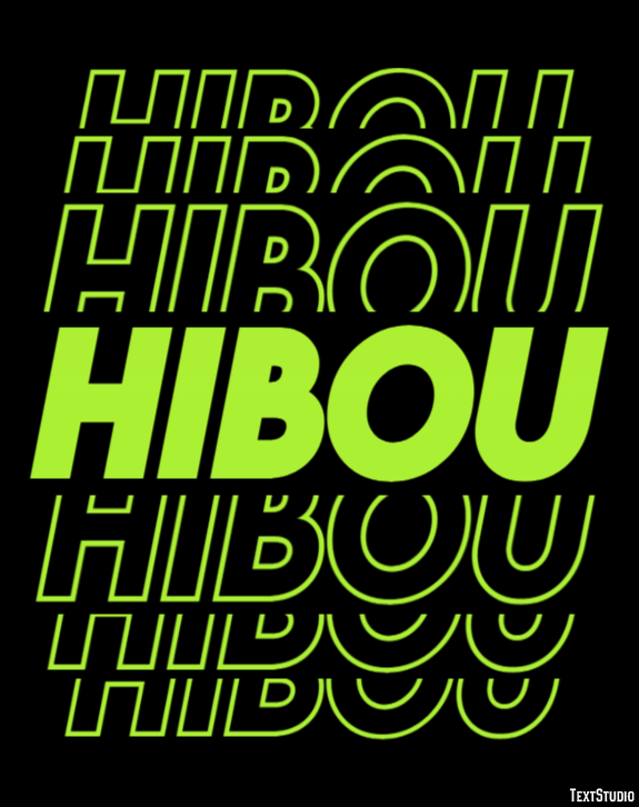 Hibou Effet de Texte