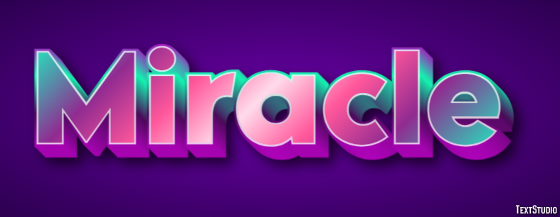 Miracle Effet de Texte