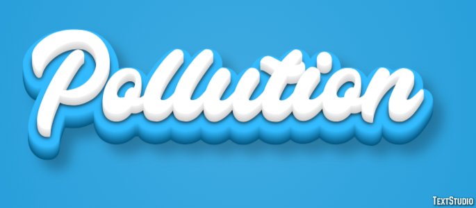 Pollution Texteffekt