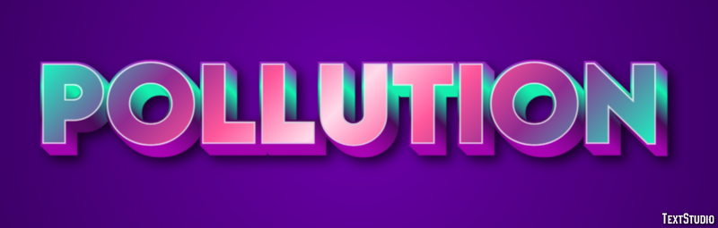 Pollution Texteffekt
