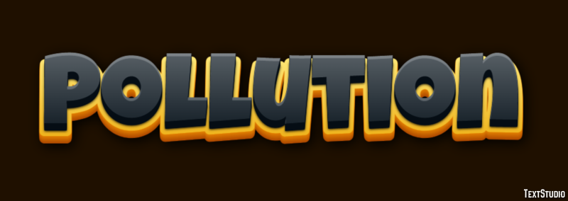 Pollution Texteffekt