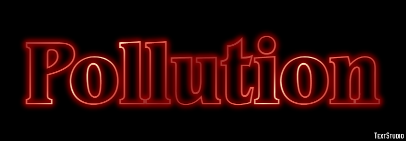 Pollution Texteffekt