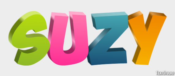 Suzy Efeito de texto