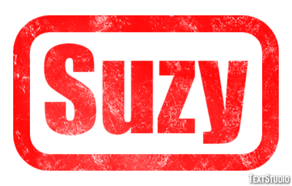 Suzy Efecto de texto