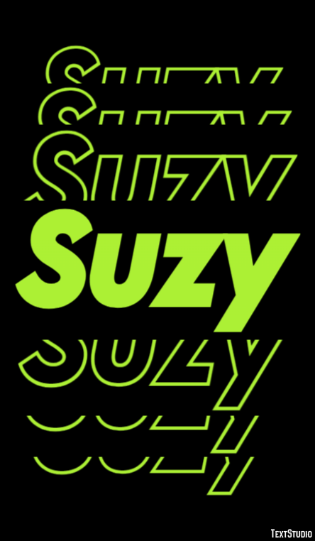 Suzy Efeito de texto