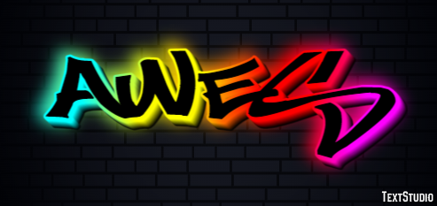 Awes Text effect