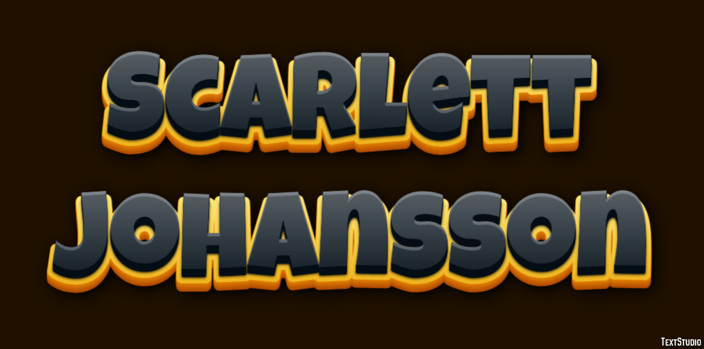 Scarlett Johansson Efecto de Texto