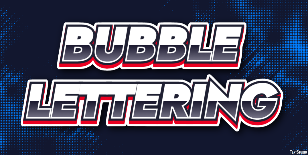 Bubble Lettering Text Effect