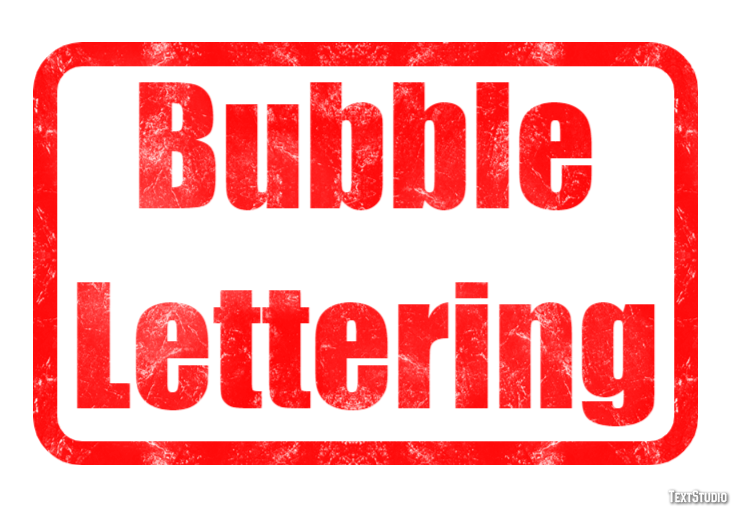 Bubble Lettering Text Effect