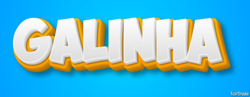 Galinha Texteffekt