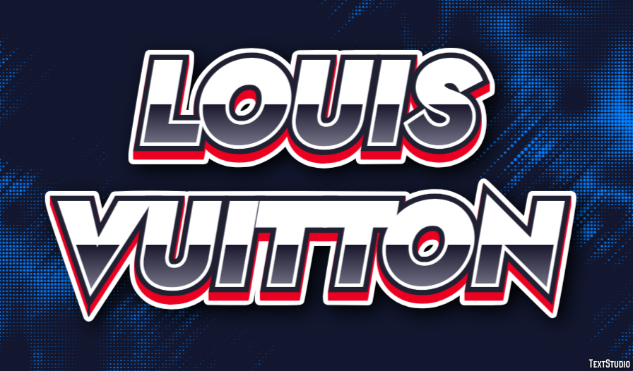 Louis Vuitton Text effect