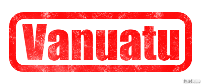 Vanuatu Effetto testo