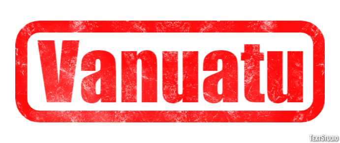 Vanuatu Effetto testo
