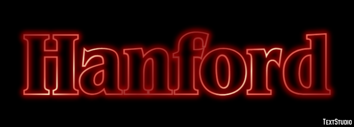 Hanford Efekt tekstowy