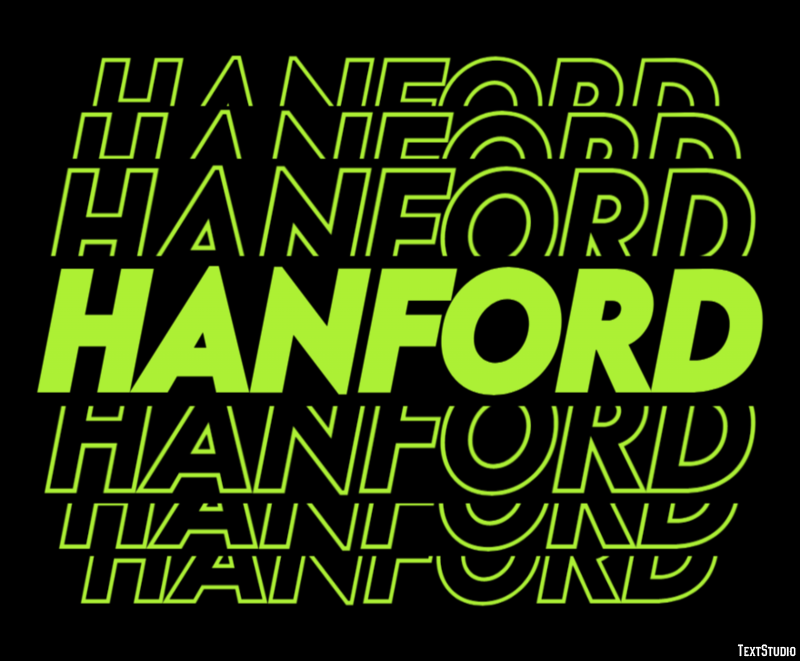 Hanford Efekt tekstowy