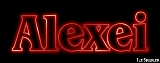 Alexei Text Effect