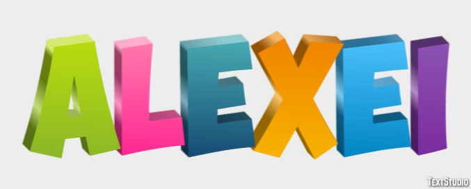 Alexei Text Effect