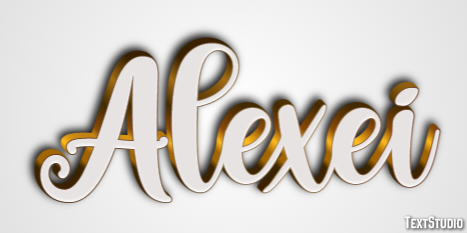 Alexei Text Effect