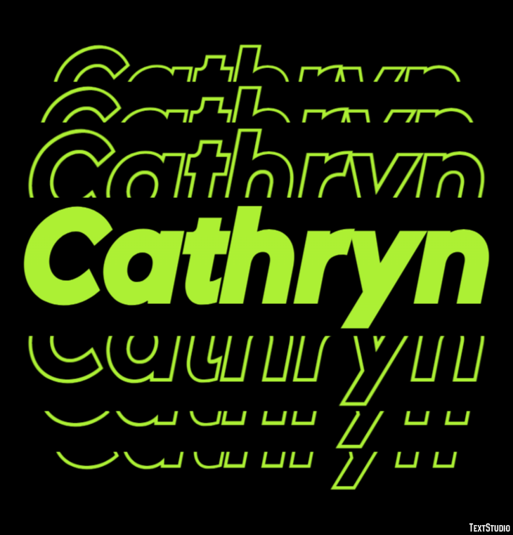 Cathryn Text Effect