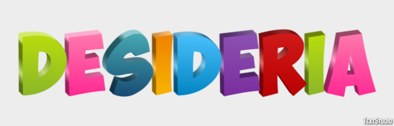 Desideria Effetto testo