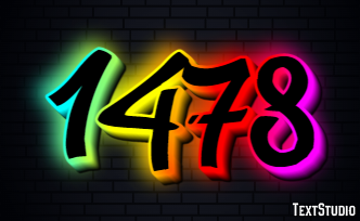 1478 Text effect