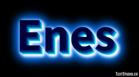 Enes Efeito de texto