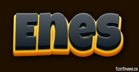 Enes Эффект текста