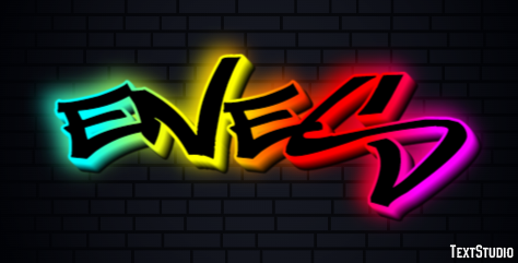 Enes Эффект текста
