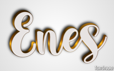 Enes Efeito de texto