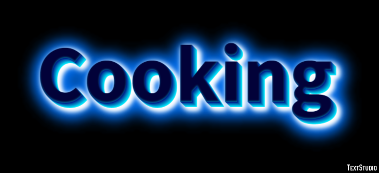 Cooking Efecto de Texto