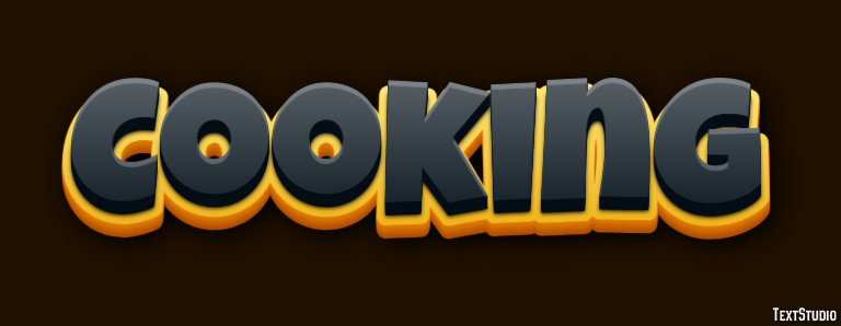 Cooking Text Effect
