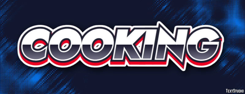 Cooking Text Effect