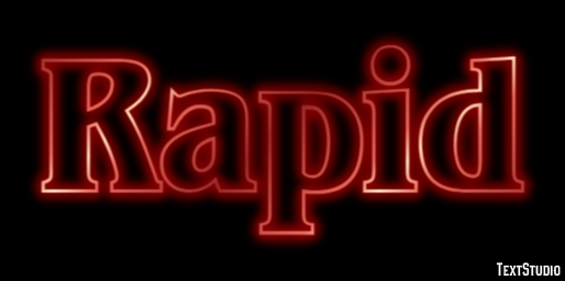 Rapid Text Effect