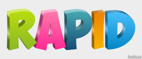 Rapid Text Effect