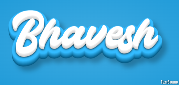 Bhavesh Text Effect