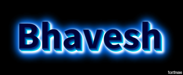 Bhavesh Efecto de Texto