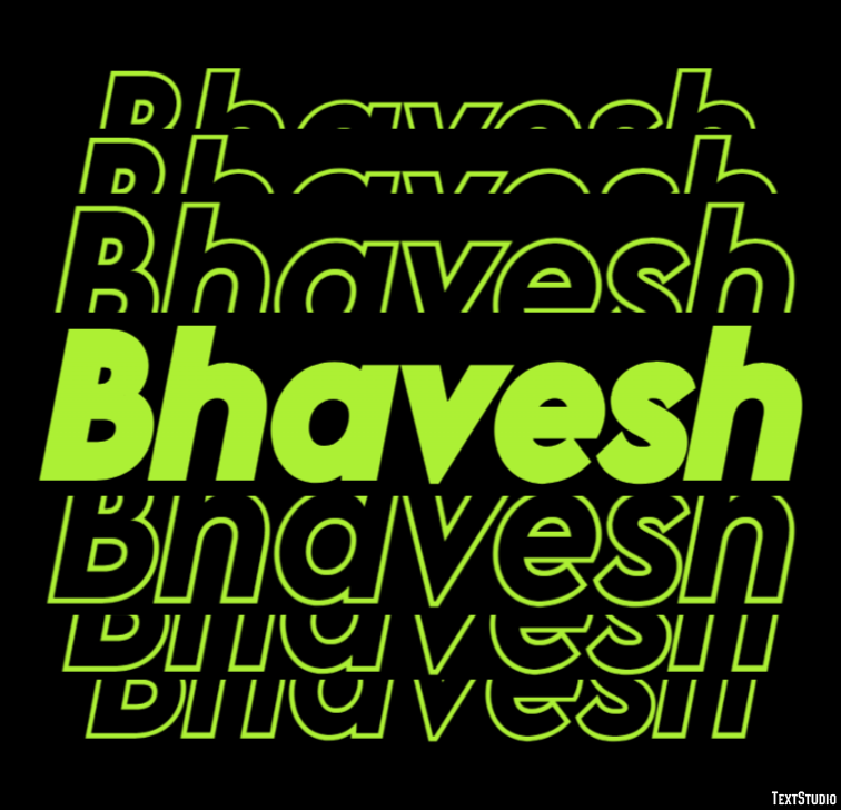 Bhavesh Efekt tekstowy