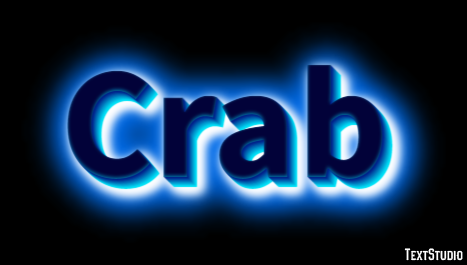 Crab Text Effect