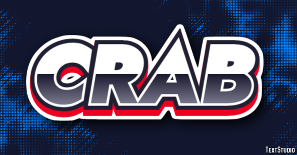 Crab Text Effect