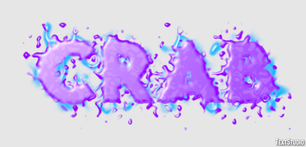 Crab Text Effect